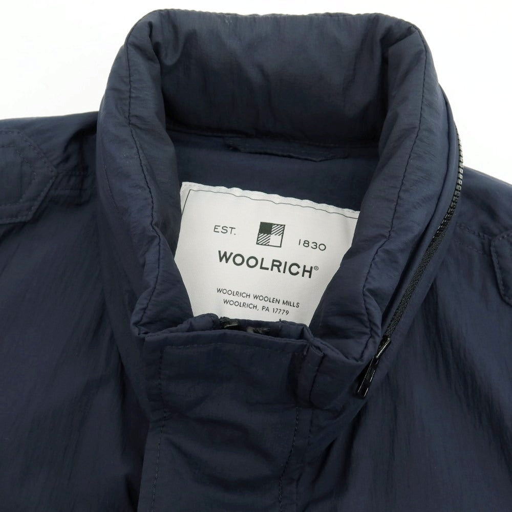【中古】ウールリッチ WOOLRICH ナイロン M-65型 ミリタリージャケット ライトネイビー【 M（EU） 】【 状態ランクC 】【 メンズ 】