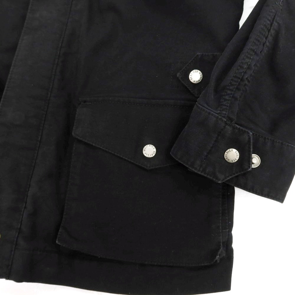【中古】ウールリッチ WOOLRICH BEAMS F別注 コットン ミリタリージャケット ブラック【 サイズM 】【 状態ランクC 】【 メンズ 】 [CPD]