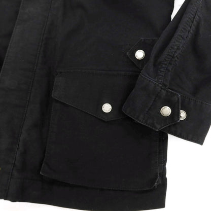 【中古】ウールリッチ WOOLRICH BEAMS F別注 コットン ミリタリージャケット ブラック【 M 】【 状態ランクC 】【 メンズ 】
