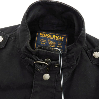 【中古】ウールリッチ WOOLRICH BEAMS F別注 コットン ミリタリージャケット ブラック【 M 】【 状態ランクC 】【 メンズ 】