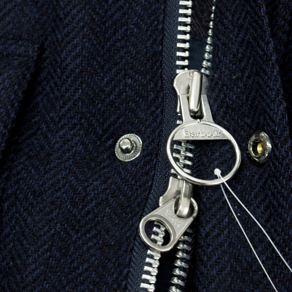 【中古】バブアー Barbour ウール フィールドジャケット ネイビー【 38 】【 状態ランクB 】【 メンズ 】