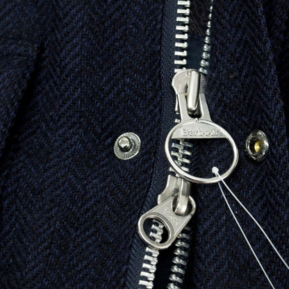 【中古】バブアー Barbour ウール フィールドジャケット ネイビー【 38 】【 状態ランクB 】【 メンズ 】