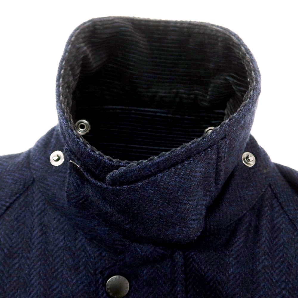 【中古】バブアー Barbour ウール フィールドジャケット ネイビー【 38 】【 状態ランクB 】【 メンズ 】