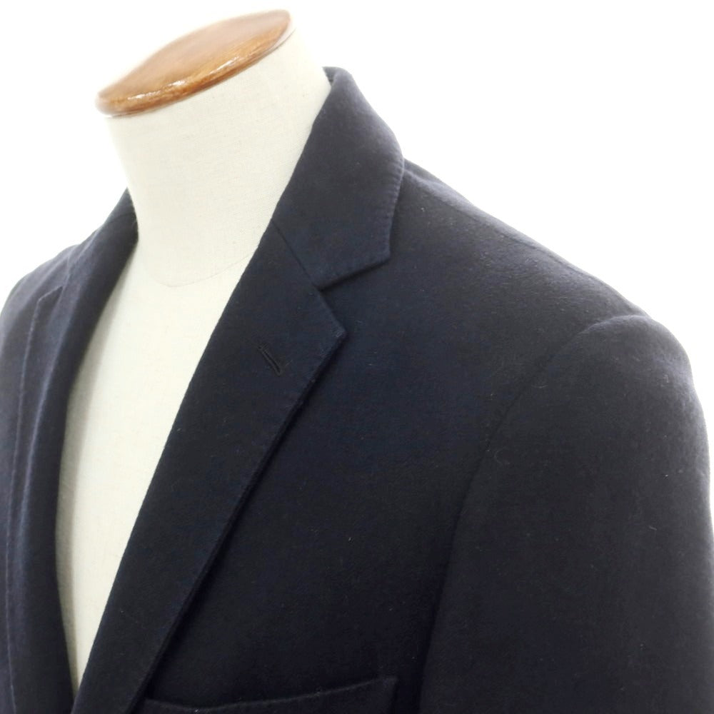 【中古】ベルベスト Belvest カシミヤ テーラードジャケット ダークネイビー【 48 】【 状態ランクC 】【 メンズ 】