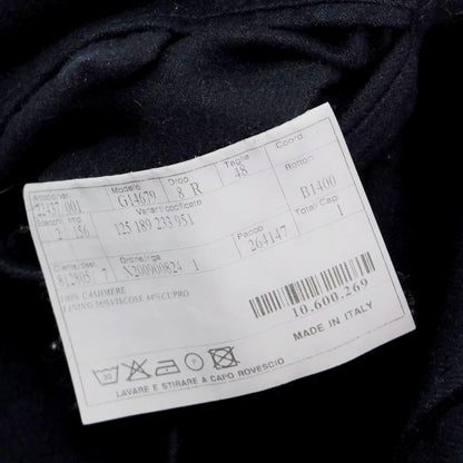 【中古】ベルベスト Belvest カシミヤ テーラードジャケット ダークネイビー【 48 】【 状態ランクC 】【 メンズ 】