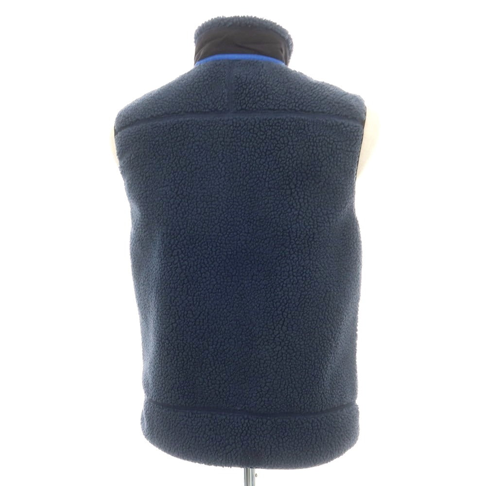 【中古】パタゴニア patagonia ポリエステル フリース ベスト ブルゾン ネイビー【 M 】【 状態ランクB 】【 メンズ 】