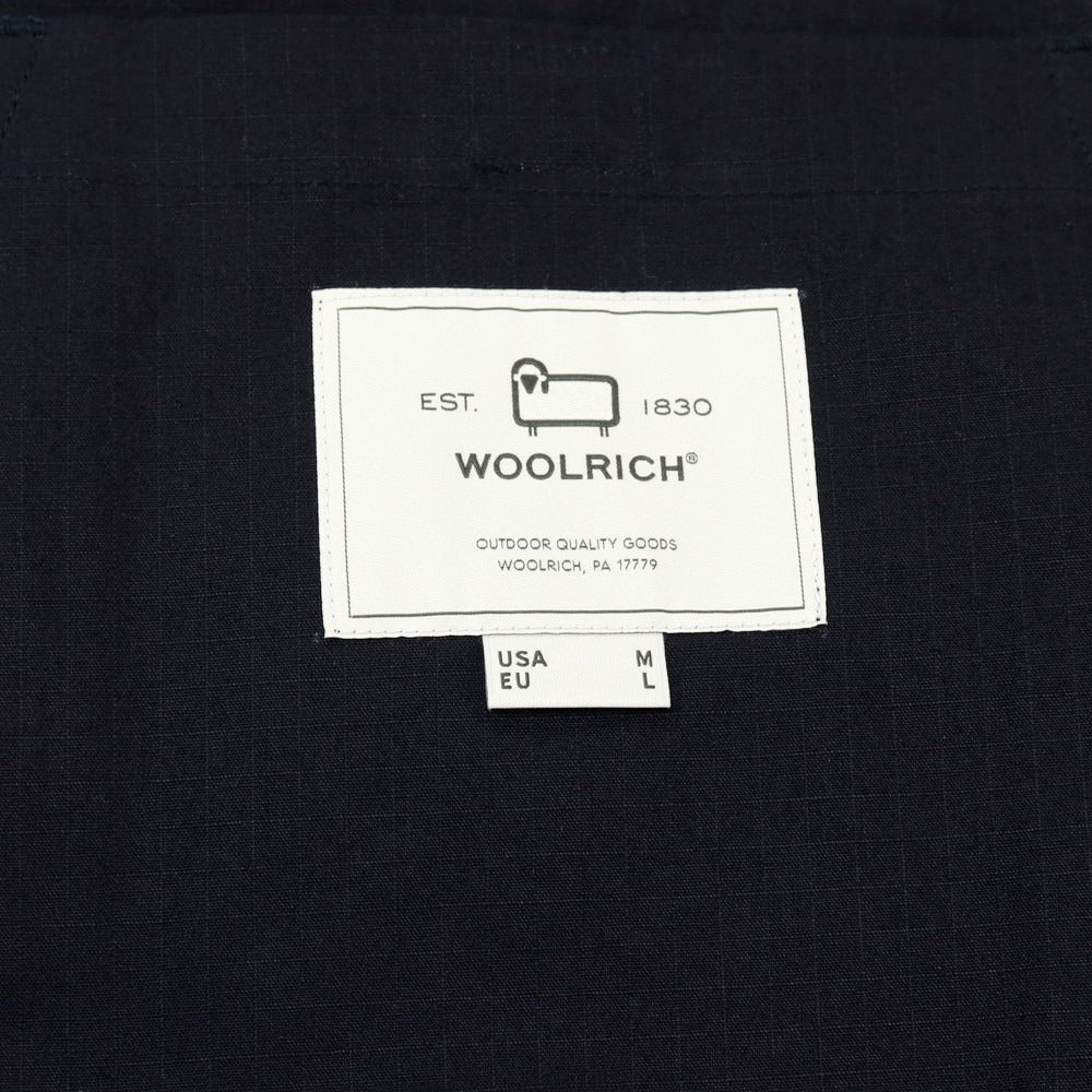 【中古】ウールリッチ WOOLRICH リップストップ コットン系 ミリタリーベスト ネイビー【サイズEU:L】【 状態ランクB 】【 メンズ 】