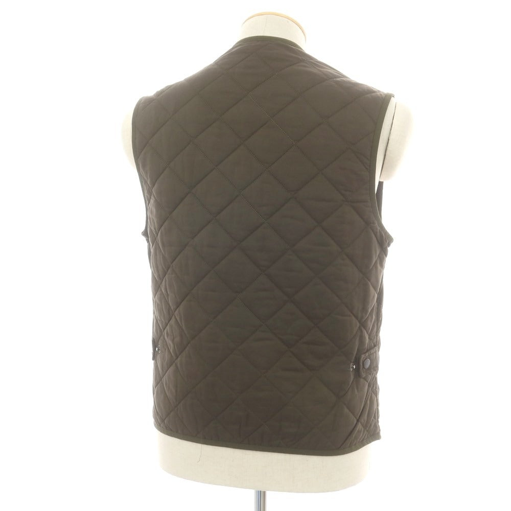 【中古】バブアー Barbour ナイロン キルティングベスト オリーブ【 XS 】【 状態ランクC 】【 メンズ 】