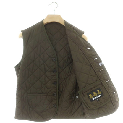【中古】バブアー Barbour ナイロン キルティングベスト オリーブ【 XS 】【 状態ランクC 】【 メンズ 】
