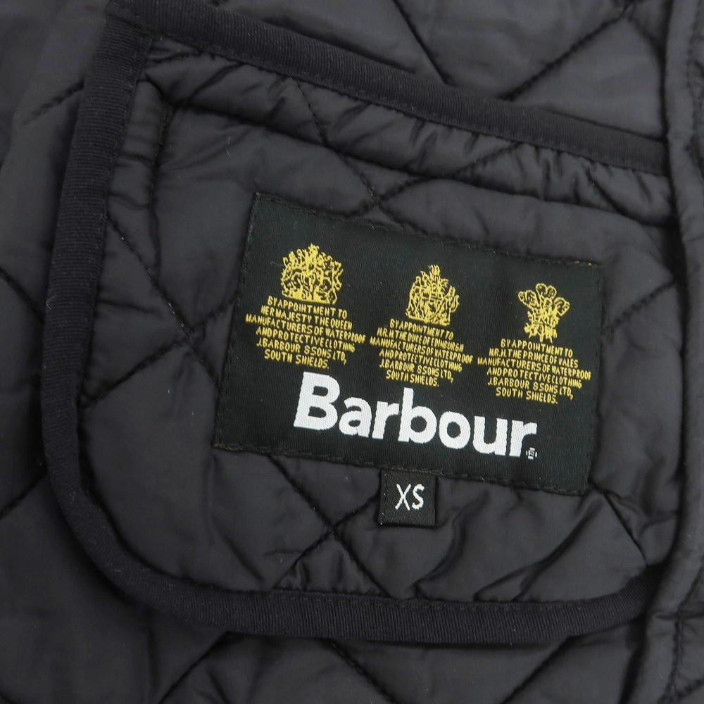 【中古】バブアー Barbour ナイロン キルティングベスト ブラック【 XS 】【 状態ランクC 】【 メンズ 】