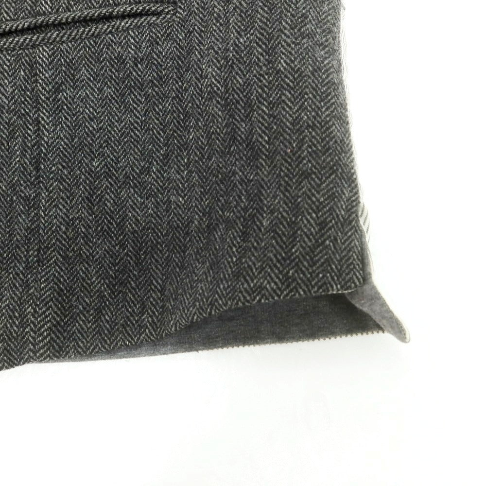 【中古】スリードッツ three dots ウール カジュアル系ジレ ベスト グレー【 表記なし（M位） 】【 状態ランクC 】【 メンズ 】