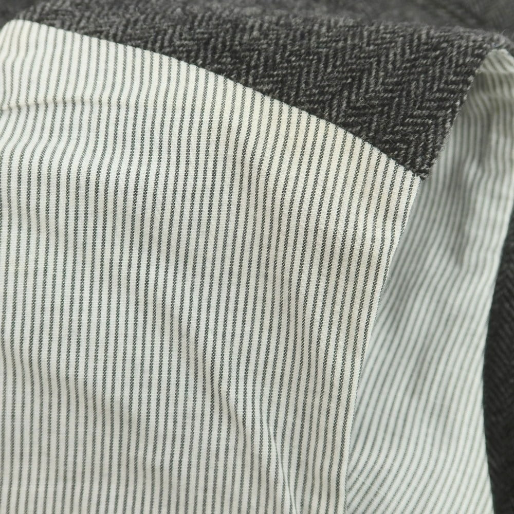 【中古】スリードッツ three dots ウール カジュアル系ジレ ベスト グレー【 表記なし（M位） 】【 状態ランクC 】【 メンズ 】