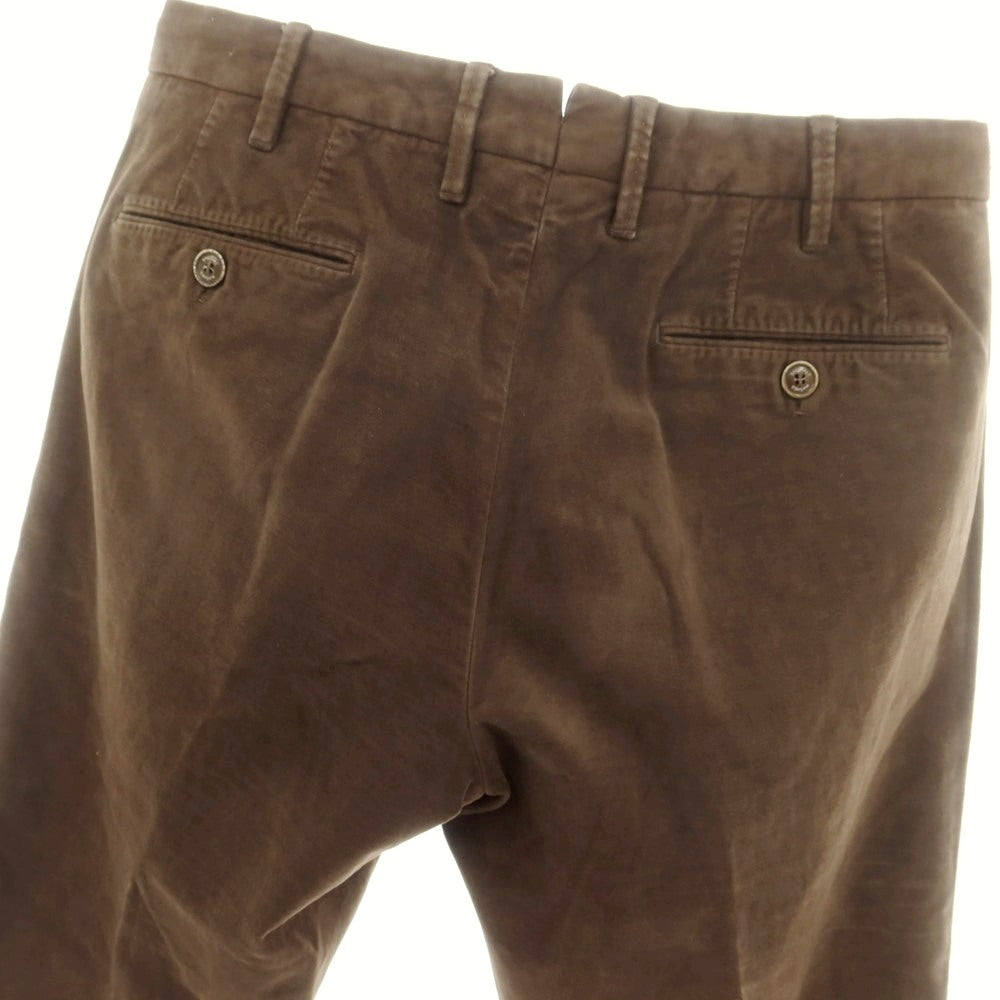 【中古】ジーティーアー G.T.A ストレッチコットン カジュアルスラックスパンツ ブラウン【 48 】【 状態ランクC 】【 メンズ 】