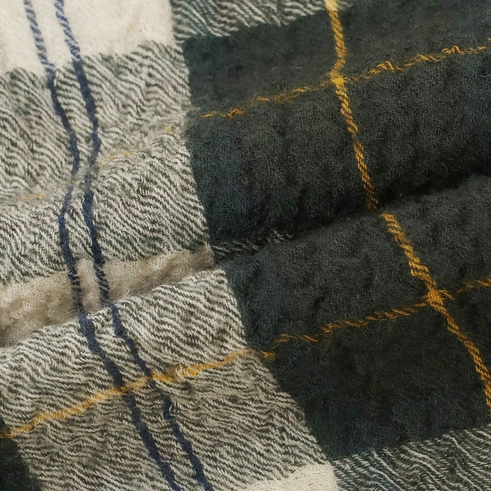 【中古】バブアー Barbour ウール ストール グリーン【 状態ランクC 】【 メンズ 】 [BPD]