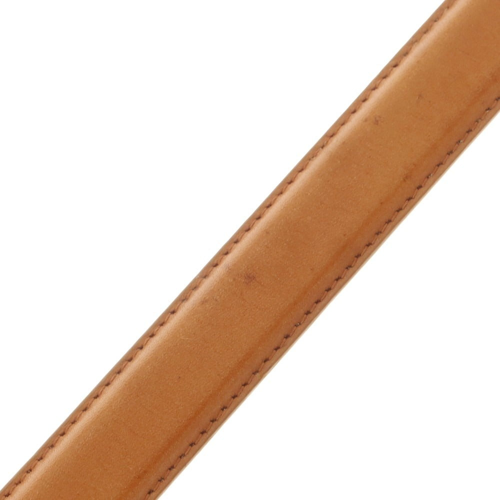 【中古】トゥモローランド TOMORROWLAND レザー ベルト ライトブラウンxシルバー【 34-86 】【 状態ランクC 】【 メンズ 】