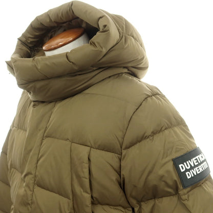 【中古】デュベティカ DUVETICA BIXIO ナイロン フーデッド ダウンジャケット カーキ【 48 】【 状態ランクA 】【 メンズ 】