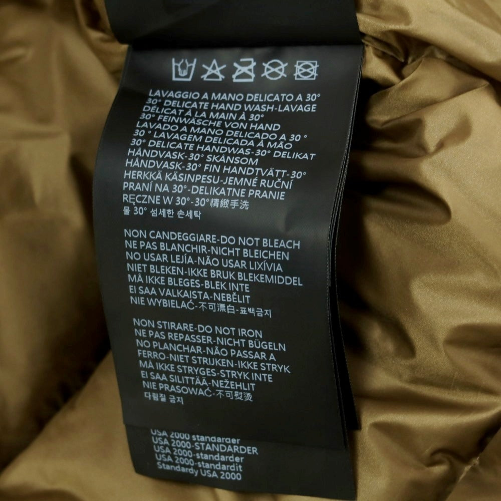 【中古】デュベティカ DUVETICA BIXIO ナイロン フーデッド ダウンジャケット カーキ【 48 】【 状態ランクA 】【 メンズ 】