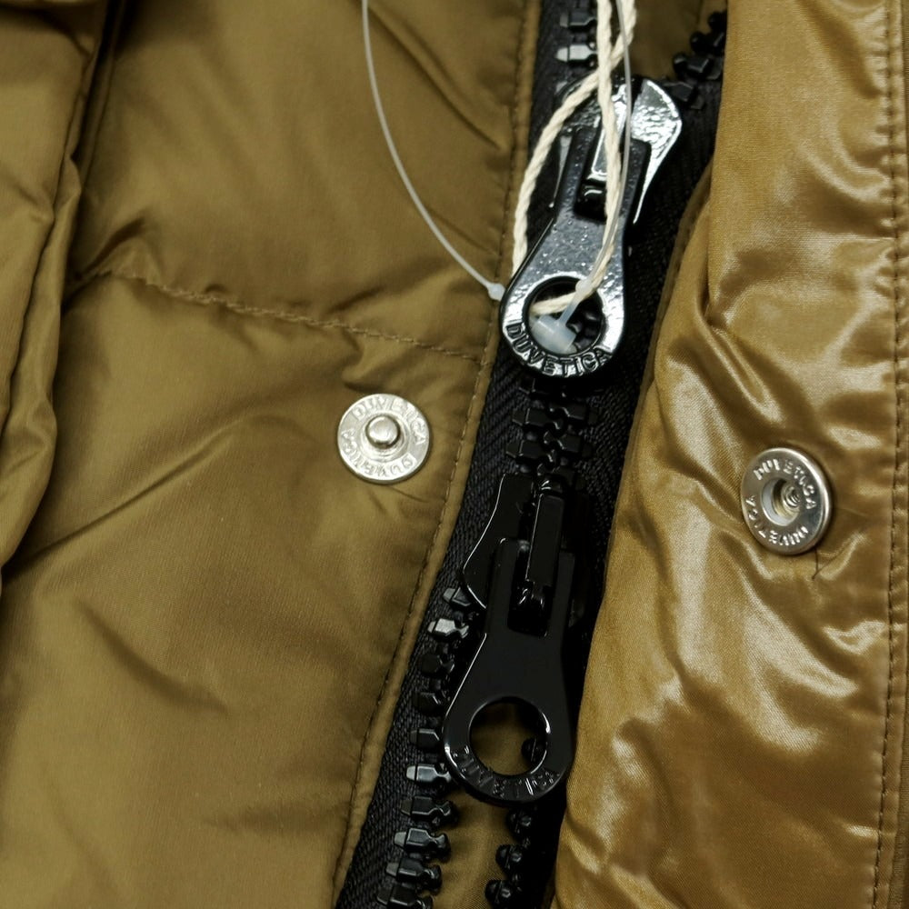 【中古】デュベティカ DUVETICA BIXIO ナイロン フーデッド ダウンジャケット カーキ【 48 】【 状態ランクA 】【 メンズ 】