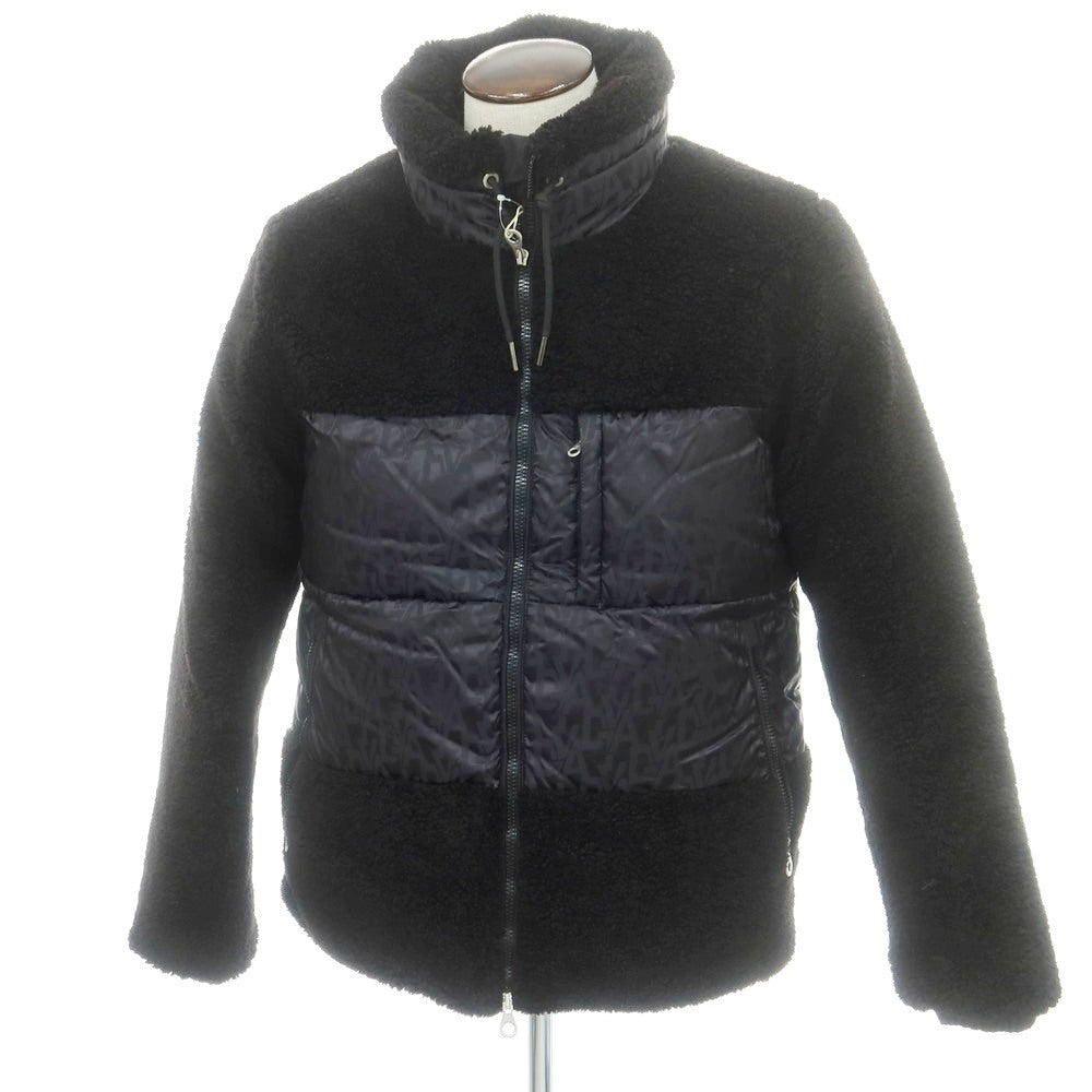 【中古】デュベティカ DUVETICA ポリエステル フリース スランドカラー ダウンジャケット ブラック【 50 】【 状態ランクA 】【 メンズ 】