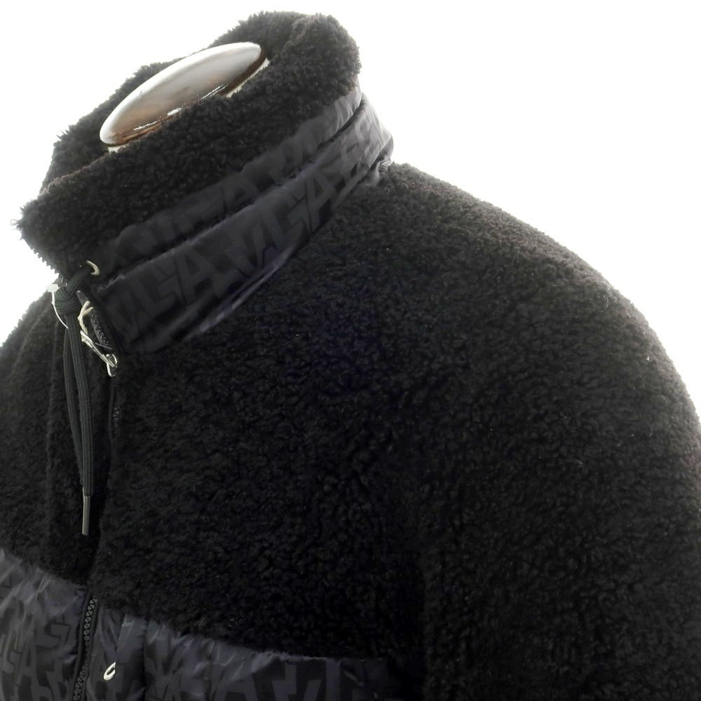 【中古】デュベティカ DUVETICA ポリエステル フリース スランドカラー ダウンジャケット ブラック【 50 】【 状態ランクA 】【 メンズ 】