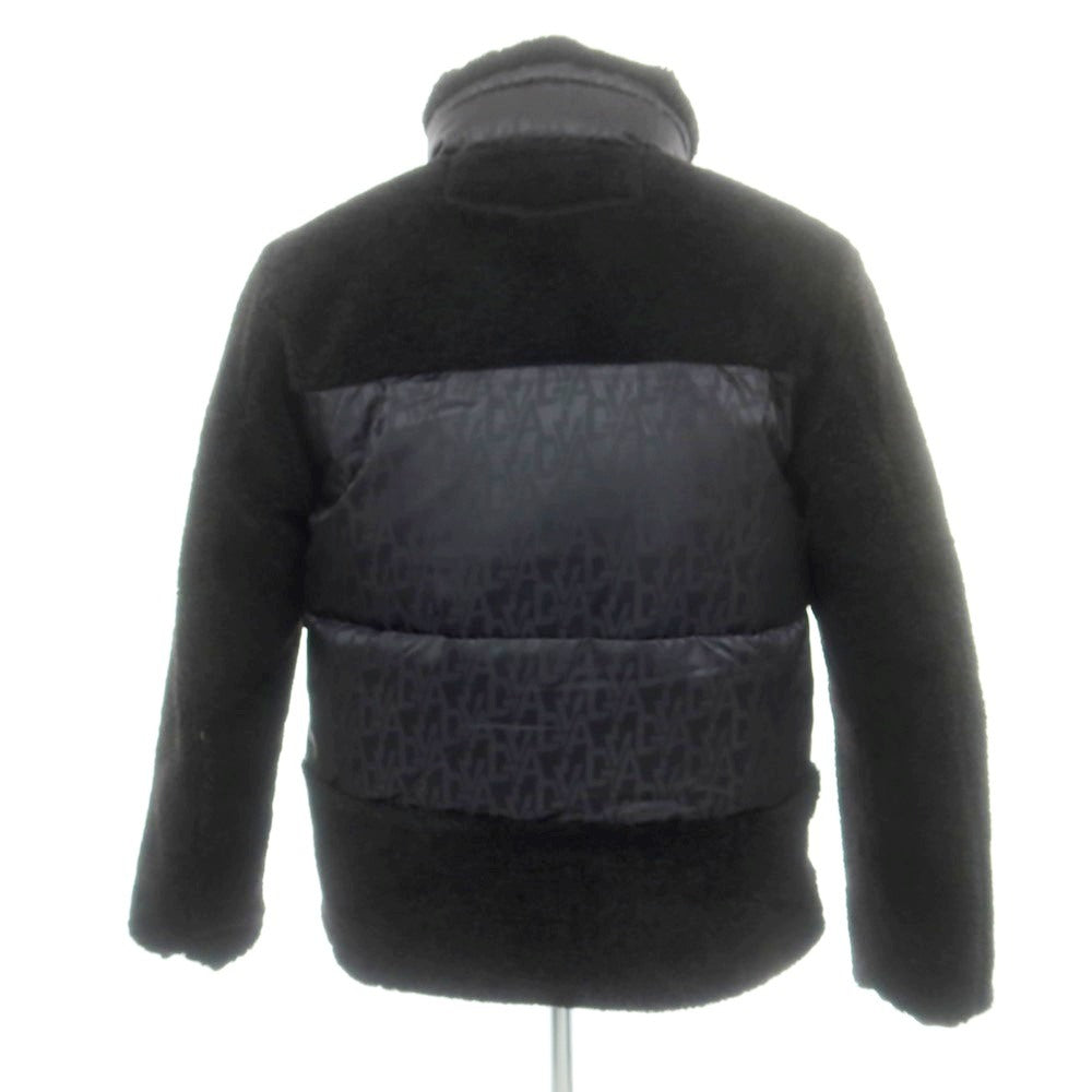 【中古】デュベティカ DUVETICA ポリエステル フリース スランドカラー ダウンジャケット ブラック【 50 】【 状態ランクA 】【 メンズ 】