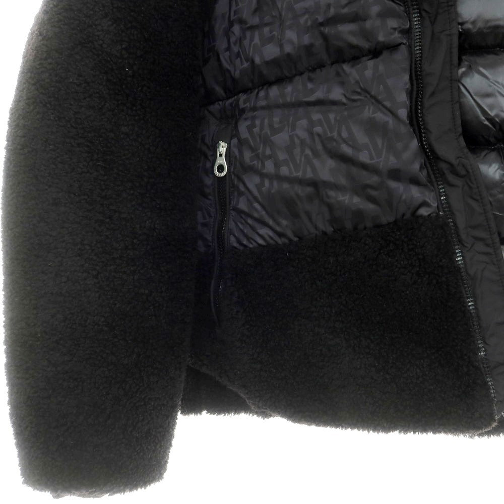 【中古】デュベティカ DUVETICA ポリエステル フリース スランドカラー ダウンジャケット ブラック【 50 】【 状態ランクA 】【 メンズ 】