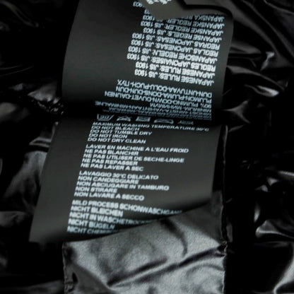 【中古】デュベティカ DUVETICA ポリエステル フリース スランドカラー ダウンジャケット ブラック【 50 】【 状態ランクA 】【 メンズ 】