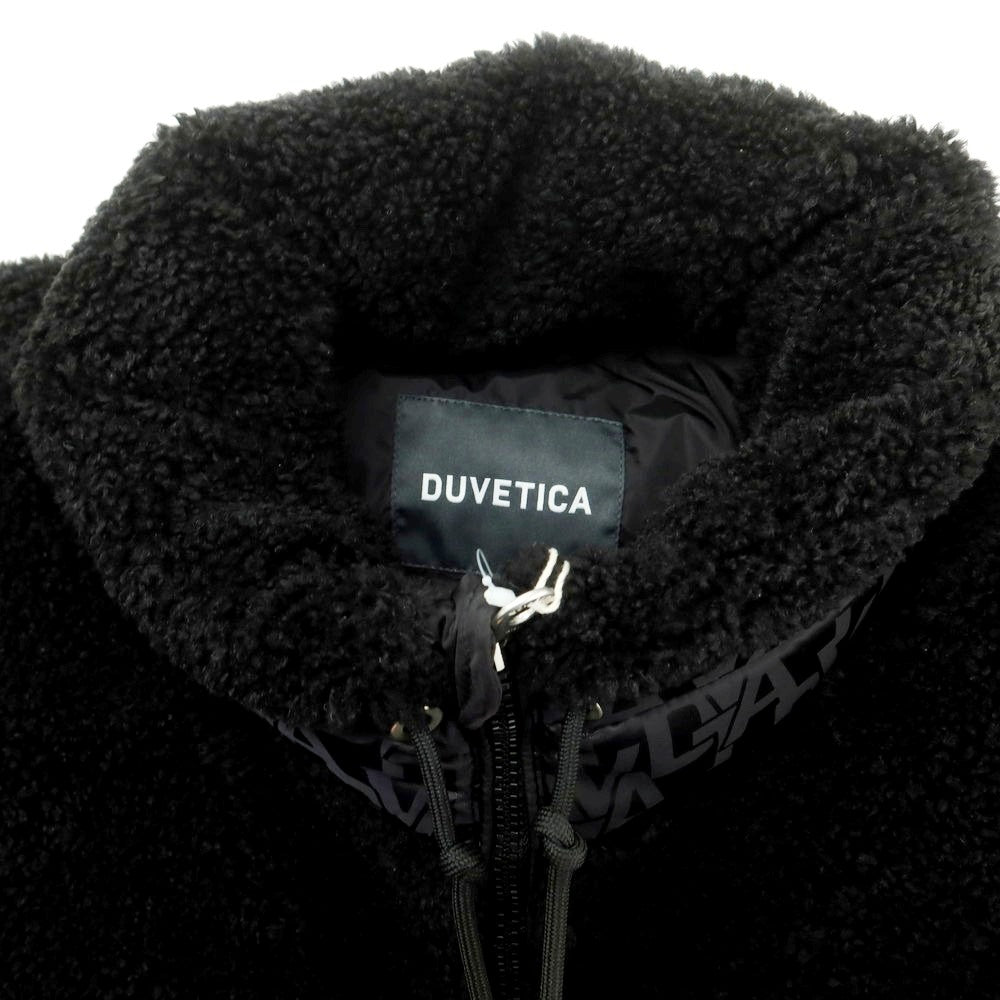 【中古】デュベティカ DUVETICA ポリエステル フリース スランドカラー ダウンジャケット ブラック【 50 】【 状態ランクA 】【 メンズ 】