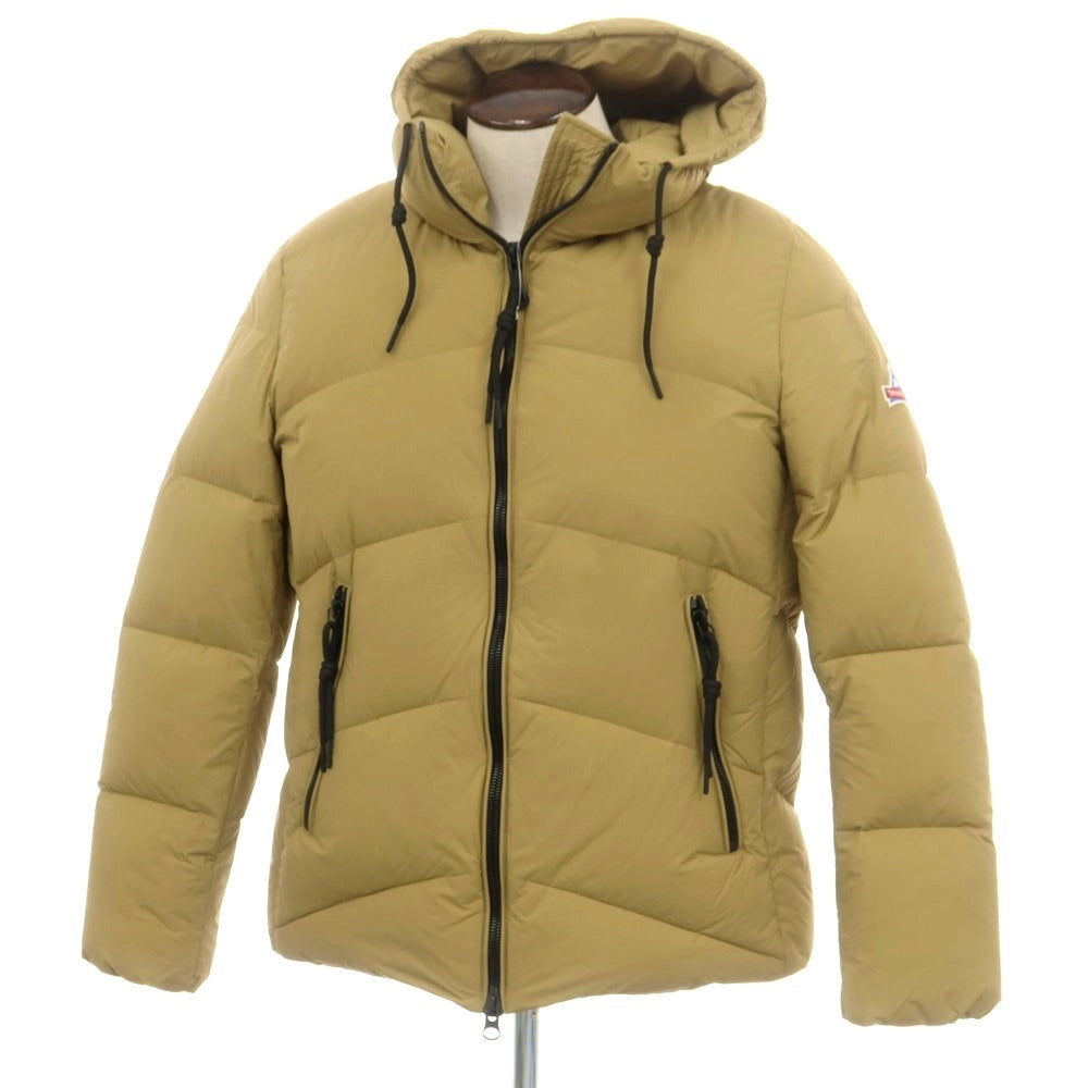 【中古】ホルバーマウンテニアリング Holubar Mountaineering ナイロン フーデッド ダウンジャケット ベージュ【 L 】【 状態ランクA 】【 メンズ 】