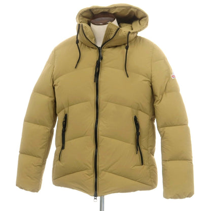【中古】ホルバーマウンテニアリング Holubar Mountaineering ナイロン フーデッド ダウンジャケット ベージュ【 L 】【 状態ランクA 】【 メンズ 】