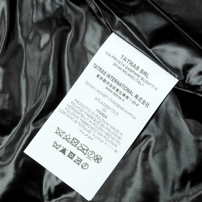【中古】タトラス TATRAS ナイロン フーデッド ダウンジャケット ブラック【 2 】【 状態ランクA 】【 メンズ 】