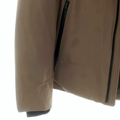 【中古】【未使用】ナノユニバース nano universe ナイロンポリウレタン 西川ダウン スポーティー フーデッド ダウンジャケット モカ【 L 】【 状態ランクS 】【 メンズ 】