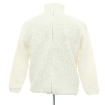 【中古】【未使用】ナノユニバース nano universe ポリエステル ハーフジップ スタンドカラー フリースジャケット ホワイト【 L 】【 状態ランクS 】【 メンズ 】