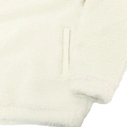 【中古】【未使用】ナノユニバース nano universe ポリエステル ハーフジップ スタンドカラー フリースジャケット ホワイト【 L 】【 状態ランクS 】【 メンズ 】