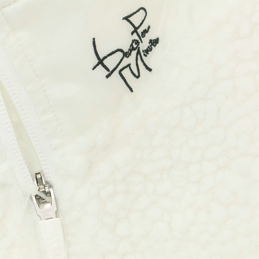 【中古】【未使用】ナノユニバース nano universe ポリエステル ハーフジップ スタンドカラー フリースジャケット ホワイト【 L 】【 状態ランクS 】【 メンズ 】