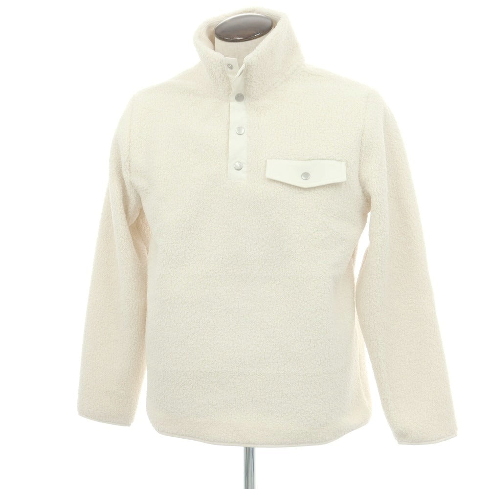 【中古】【未使用】バナナリパブリック Banana Republic フリースジャケット アイボリー【 L 】【 状態ランクS 】【 メンズ 】