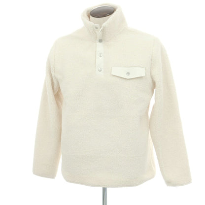 【中古】【未使用】バナナリパブリック Banana Republic フリースジャケット アイボリー【 L 】【 状態ランクS 】【 メンズ 】