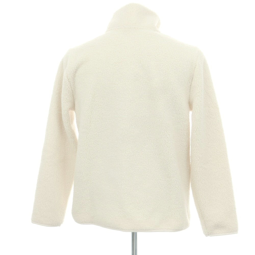 【中古】【未使用】バナナリパブリック Banana Republic フリースジャケット アイボリー【 L 】【 状態ランクS 】【 メンズ 】