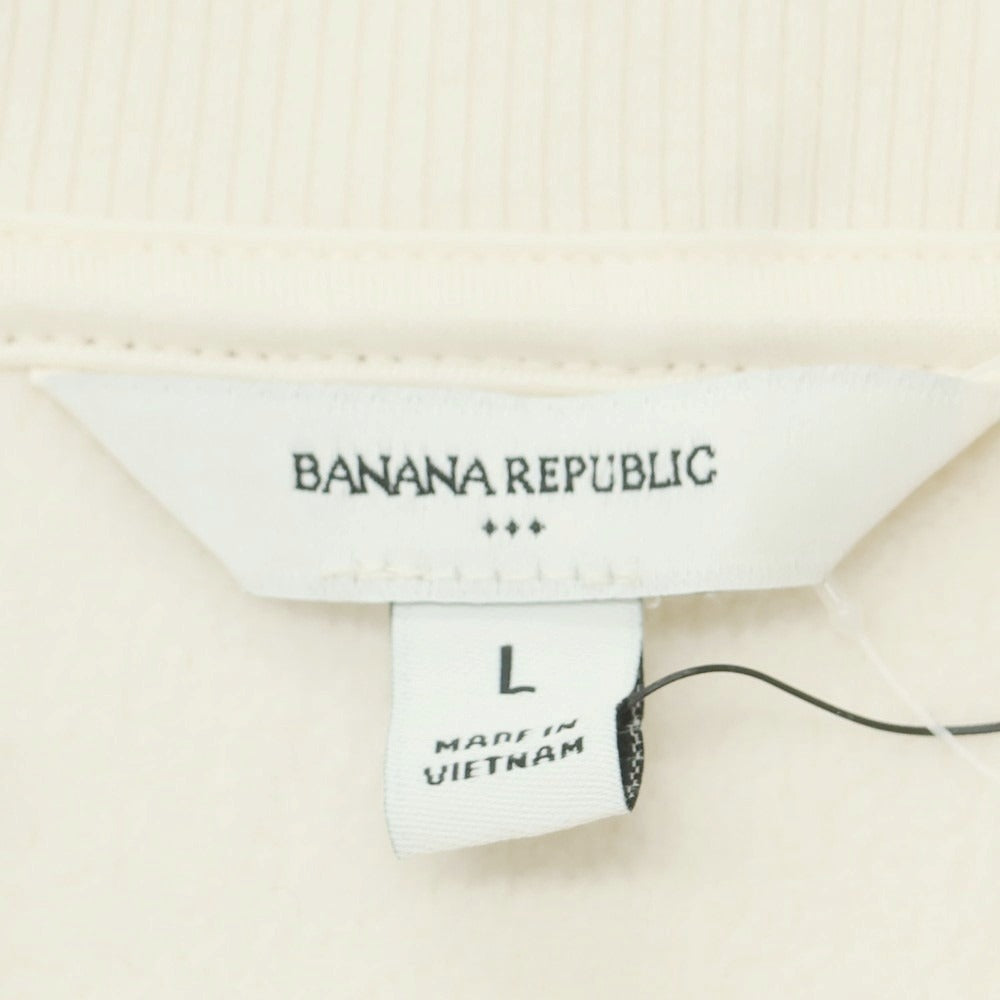 【中古】【未使用】バナナリパブリック Banana Republic フリースジャケット アイボリー【 L 】【 状態ランクS 】【 メンズ 】