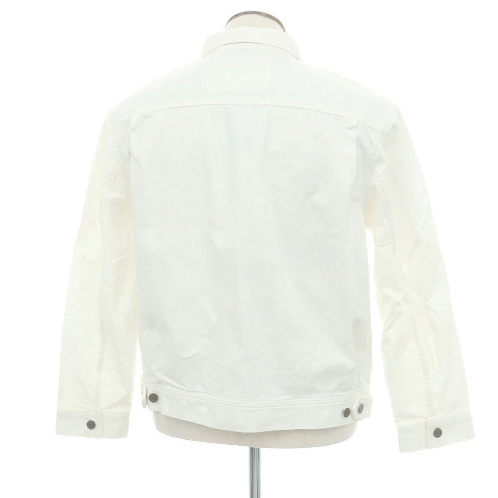 【中古】【未使用】バナナリパブリック Banana Republic コットン デニムジャケット ホワイト【 L 】【 状態ランクS 】【 メンズ 】