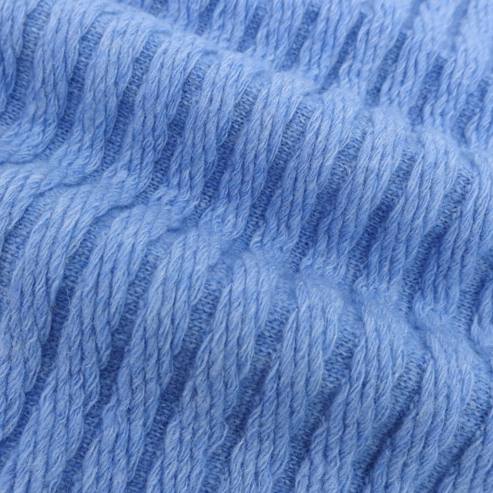 【中古】ジーステージ g-stage ウールナイロン ハイネック プルオーバーニット ライトブルー【 50 】【 状態ランクA 】【 メンズ 】