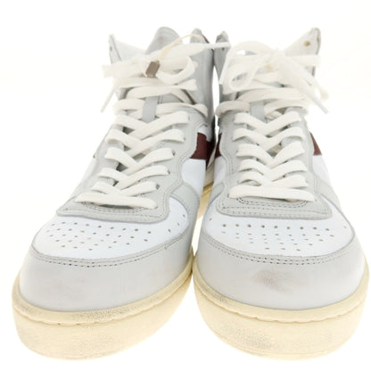 【中古】【未使用】ディアドラ Diadora MI BASKET USED スニーカー ホワイトxライトグレー【 27 】【 状態ランクS 】【 メンズ 】