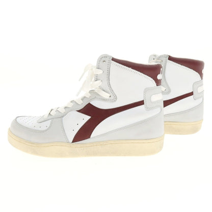 【中古】【未使用】ディアドラ Diadora MI BASKET USED スニーカー ホワイトxライトグレー【 27 】【 状態ランクS 】【 メンズ 】