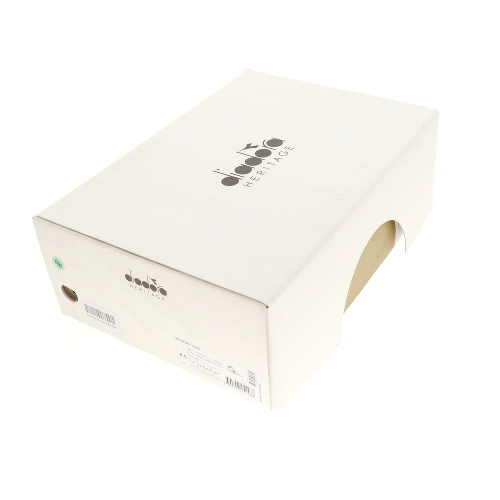 【中古】【未使用】ディアドラ Diadora MI BASKET USED スニーカー ホワイトxライトグレー【 27 】【 状態ランクS 】【 メンズ 】