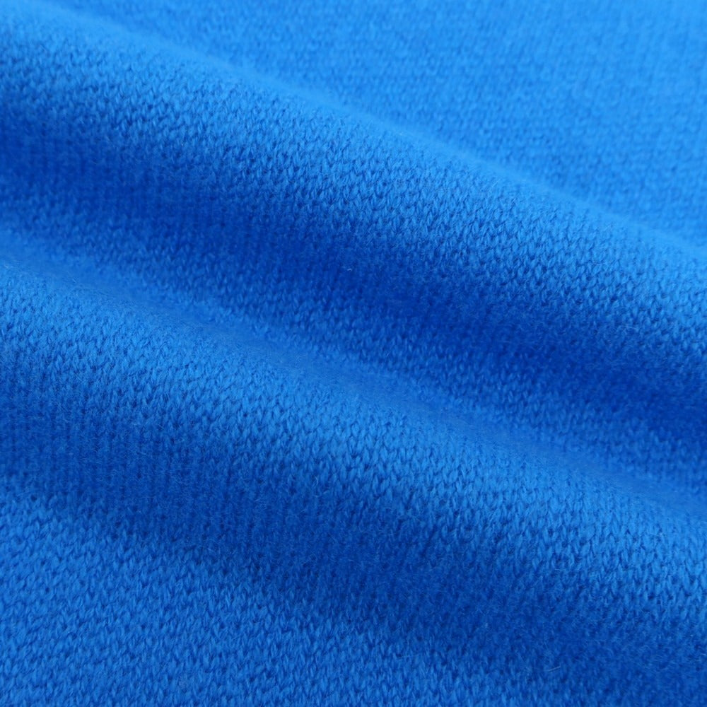 【中古】メイアス MEIAS ミドルゲージカシミヤ クルーネックニット ブルー【 M 】【 状態ランクA 】【 メンズ 】