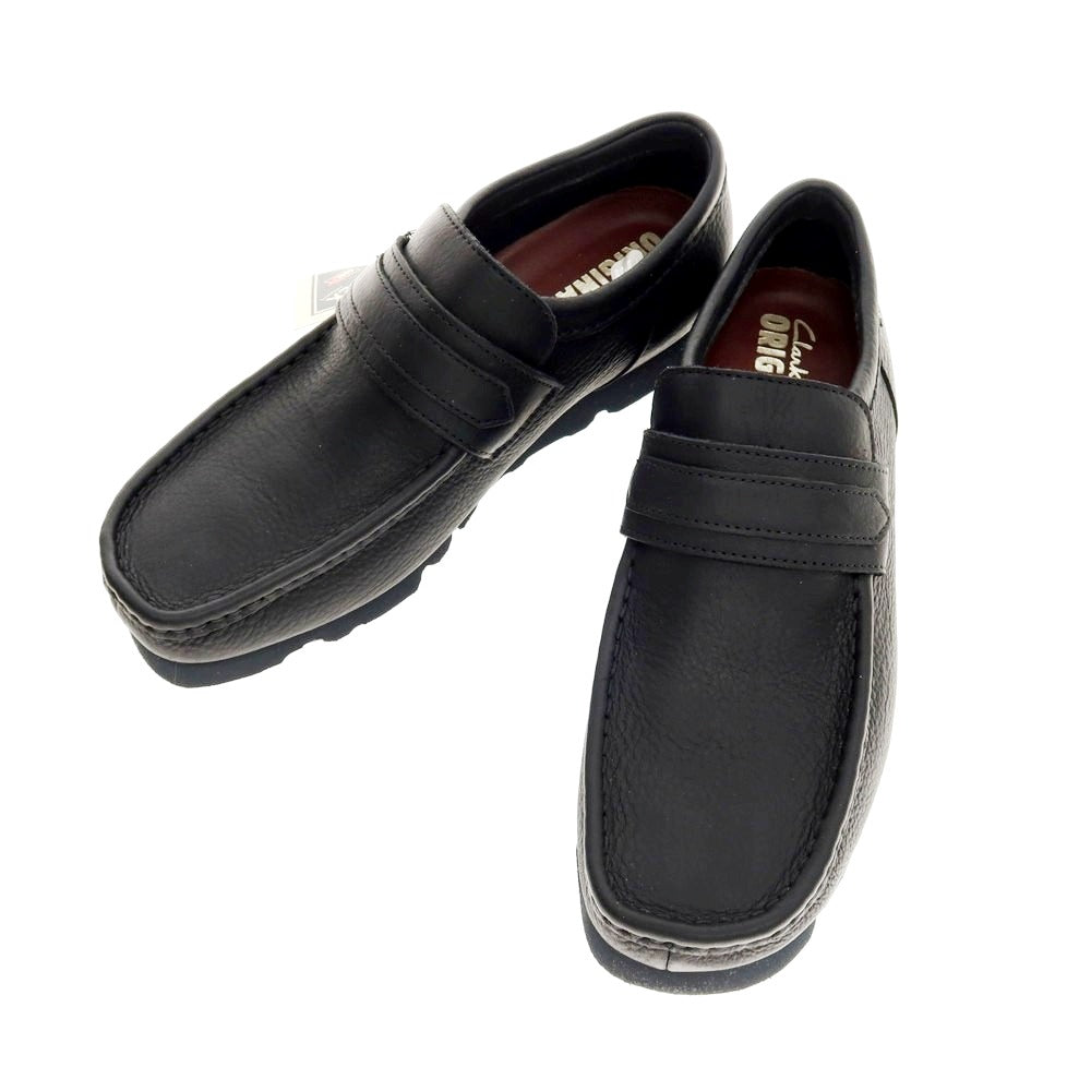 【中古】【未使用】クラークス Clarks WallaLoafer GTX グレインレザー ローファー ブラック【 UK6 1/2 】【 状態ランクS 】【 メンズ 】