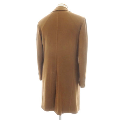 【中古】ベルベスト Belvest カシミヤ ダブルブレストコート ブラウン【 48 】【 状態ランクB 】【 メンズ 】