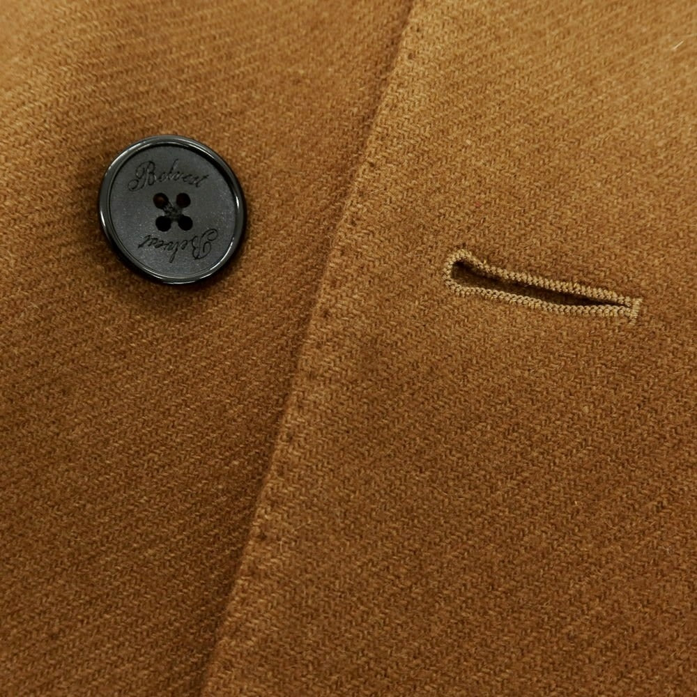 【中古】ベルベスト Belvest カシミヤ ダブルブレストコート ブラウン【 サイズ48 】【 状態ランクB 】【 メンズ 】 [BPD]