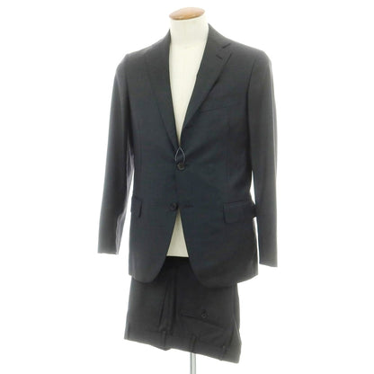 【中古】ベルベスト Belvest ウール 3つボタンスーツ チャコールグレー【 46 】【 状態ランクB 】【 メンズ 】