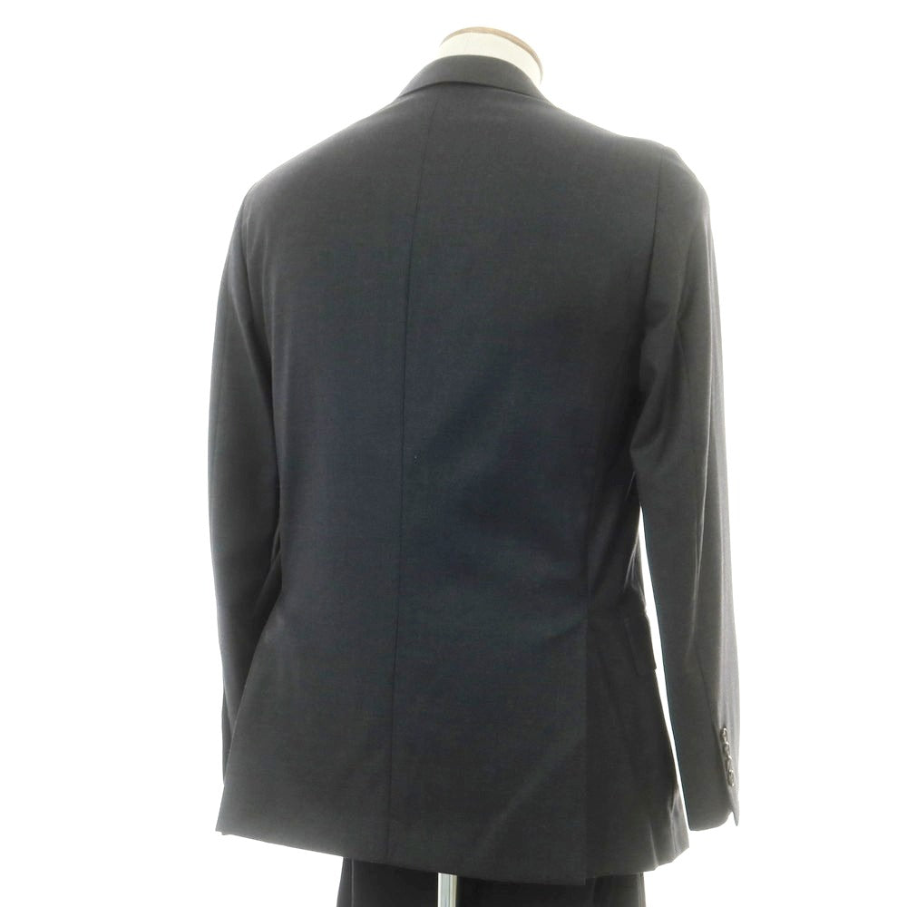 【中古】ベルベスト Belvest ウール 3つボタンスーツ チャコールグレー【 46 】【 状態ランクB 】【 メンズ 】